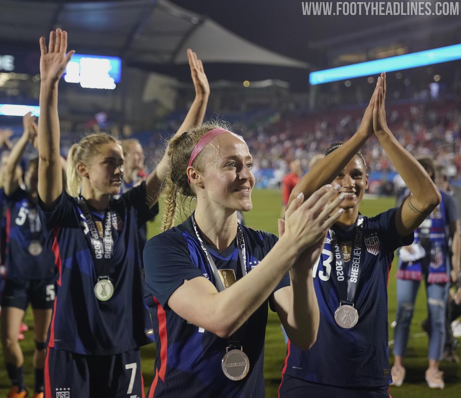 US Women s Soccer Team Wears Kits Inside Out Here Is Why Footy